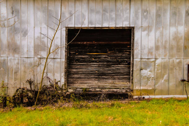 Backyards and structures created through buildings