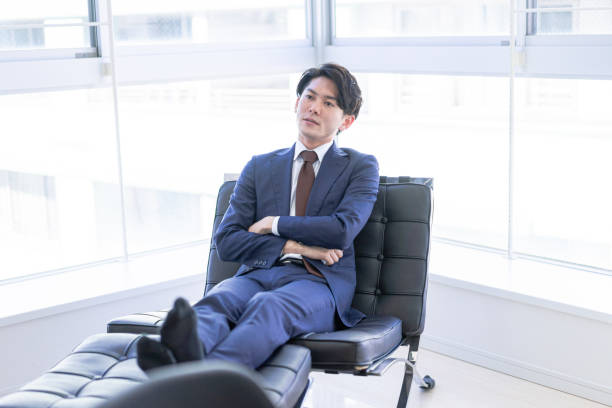 istock Young entrepreneur relaxing in office 1373115410