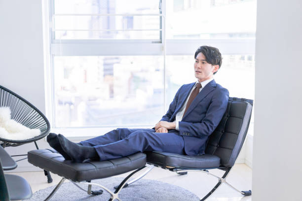 istock Young entrepreneur relaxing in office 1373115414