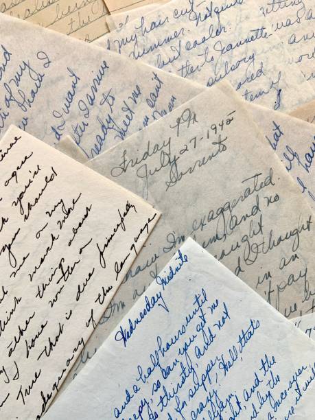 istock Old Love Letters from WWII 1945 1373116682