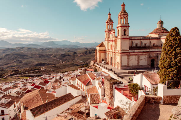 travel andalusia ruta de los pueblos blancos - cadiz province fotografías e imágenes de stock