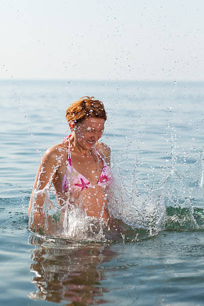 istock woman in Sea 137311939
