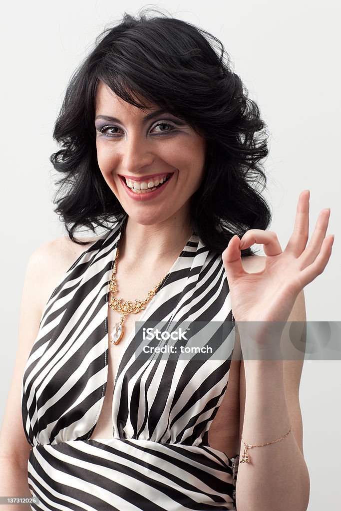 Femme faisant OK Geste de la main - Photo de Accord - Concepts libre de droits