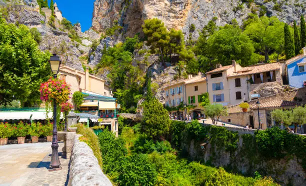 Photo of The Village of Moustiers-Sainte-Marie, Provence, France