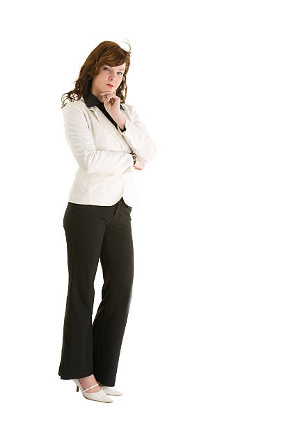 istock Young business woman looking in camera 137312223