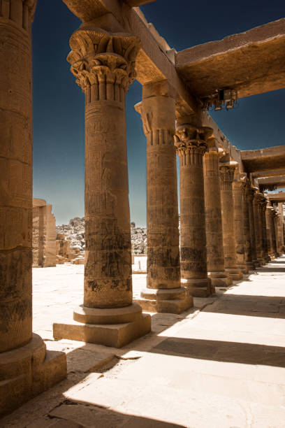istock Egyptian Collums on Philae Temple, Egypt 1373122419
