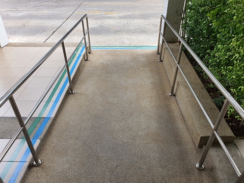 handicap ramp It is an architectural design for the elderly. and people with disabilities with the aim of making their lives comfortable and safe