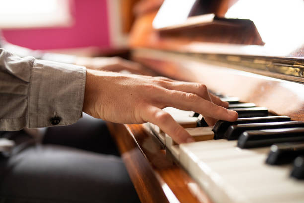 istock Playing piano on morning sun 1373124381
