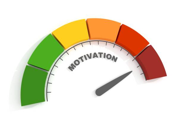 istock Motivation level meter. Economy and social concept. 3D illustration 1373124824