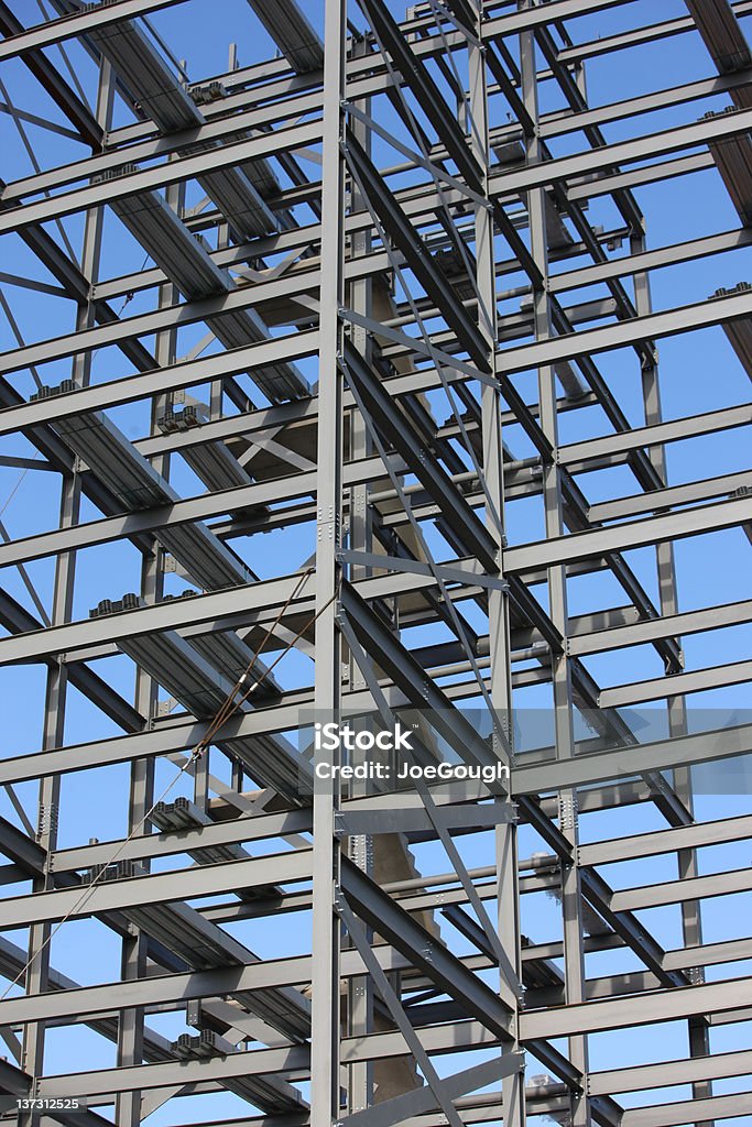 Steel Works Backround Construction Steelwork Stock Photo - Download Image Now - Architecture ...