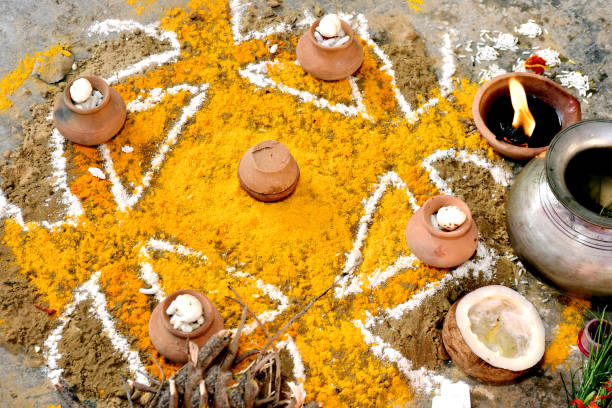 istock Hindu Rituals in wedding hawan phere in india 1373127575