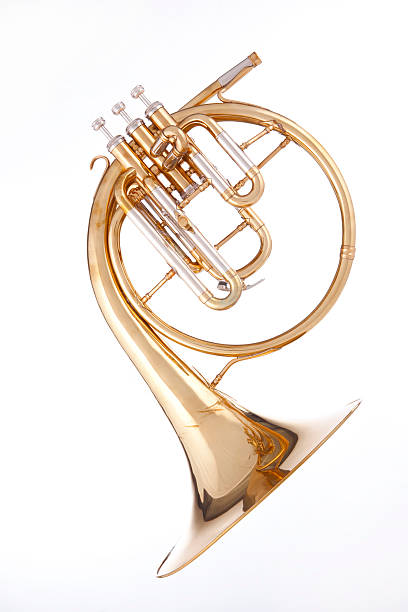 istock A French horn isolated on white 137312906