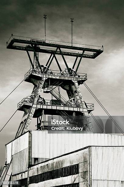 Mina De Carvão - Fotografias de stock e mais imagens de Edifício Industrial - Edifício Industrial, Preto e Branco, Abandonado