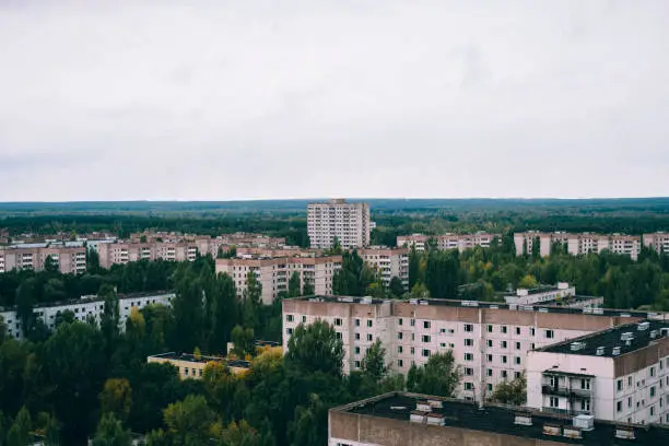 The city of Pripyat, in northern Ukraine, was evacuated after the explosion at the Chernobyl Nuclear Power Plant in 1986 and despite once being home to nearly 50,000 people, has never been inhabited since.