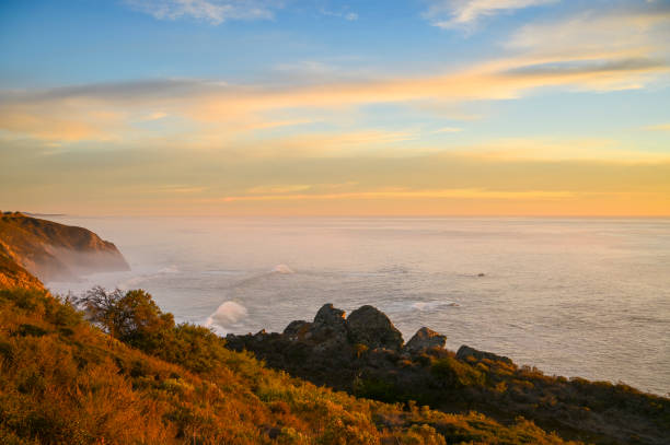 istock Misty coastline in Big Sur California at Sunset 1373137366