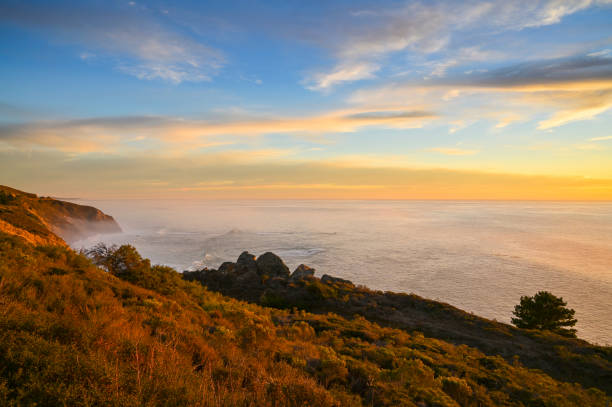 istock Misty coastline in Big Sur California at Sunset 1373137369