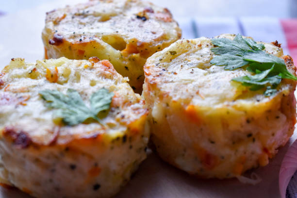 istock Potato gratin with cheese and vegetables 1373139866