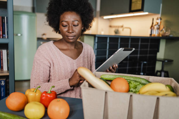 istock Enjoying healthy and organic groceries 1373143488