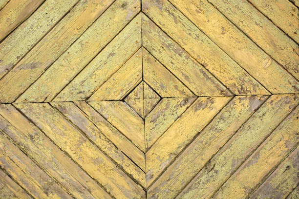 Background from old wooden boards (wooden beam). Vintage texture, background