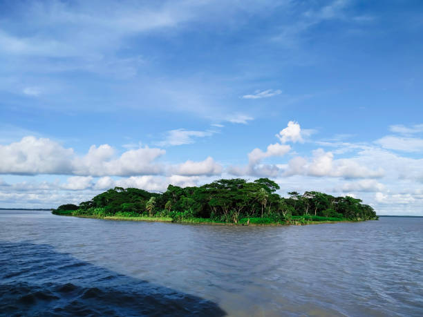 istock Buautiful river island is located in Barguna 1373150968