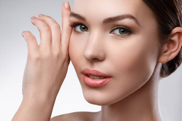 istock Young woman with beautiful face 1373156522