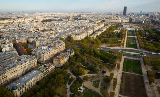 istock Panoramic view of Paris cityscape 1373158767