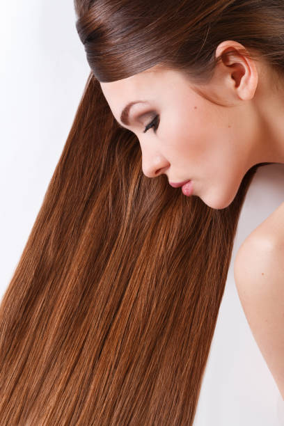 istock Woman with beautiful long hair 1373162595