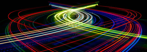 istock car light lines, at night, long exposure 1373162850
