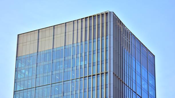 Urban abstract - windowed wall of office building.
