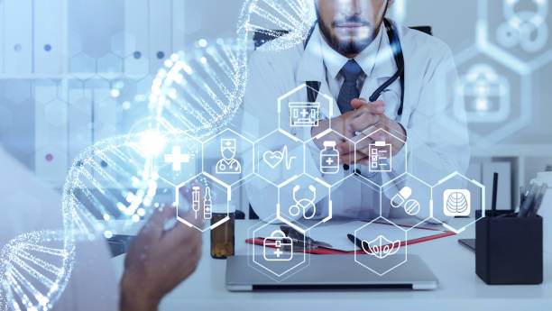 istock Doctor wearing white suit is consulting patient at workplace 1373165029