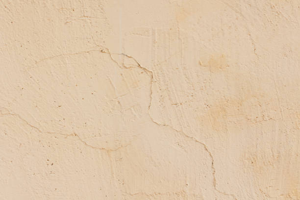 istock Mustard color cracked horizontal background 1373166005