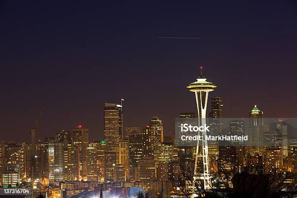Seattle Skyline Stock Photo - Download Image Now - Apartment, Building Exterior, Built Structure