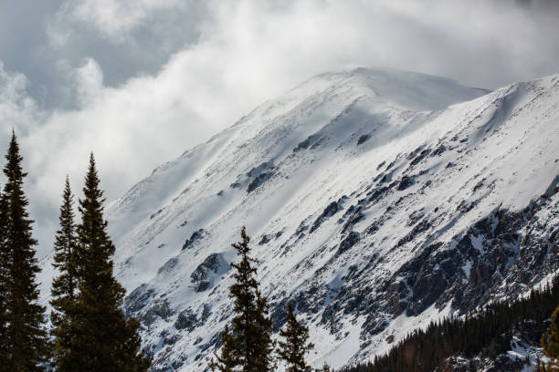 Moody clouds and mountains, Crowsnest Pass, Alberta