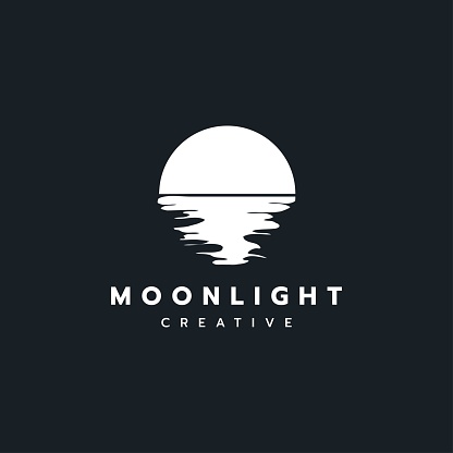 Moon light design illustration vector template