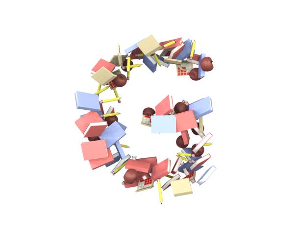 istock School Supplies Themed Font  Letter G 1373189763