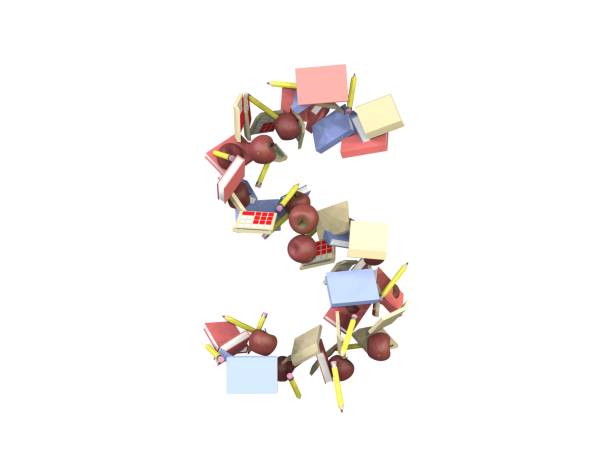 istock School Supplies Themed Font  Letter S 1373189992