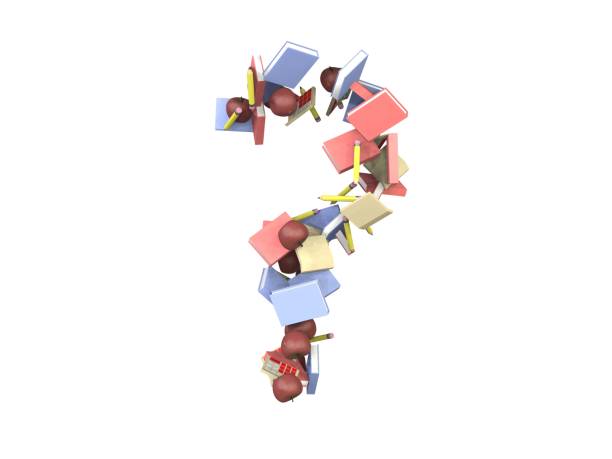 istock School Supplies Themed Font  Question Mark 1373190431