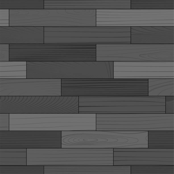 illustrations, cliparts, dessins animés et icônes de parquet parquet - walnut wood backgrounds dark