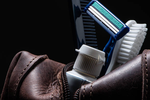 istock Travel grooming kit for men 1373198711