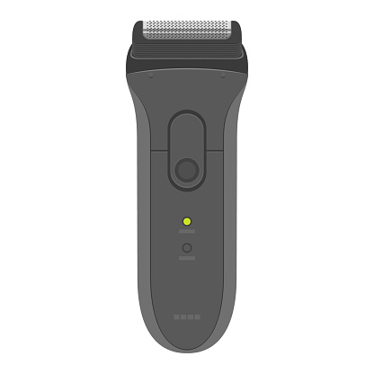 Vector illustration of electric razor.