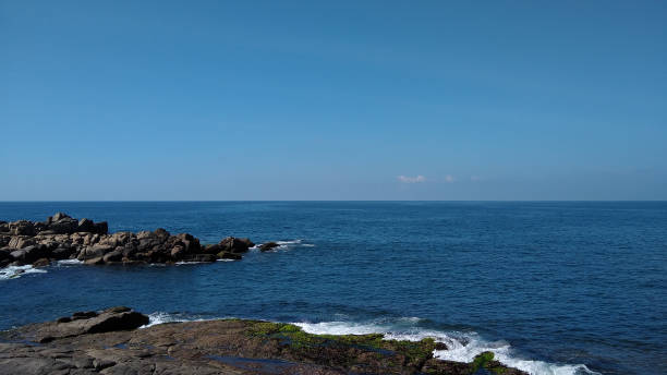 istock Arabian sea, blue sky background, seascape view 1373203590