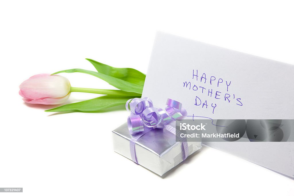 Presente para o dia das mães - Foto de stock de Caixa de presentes royalty-free