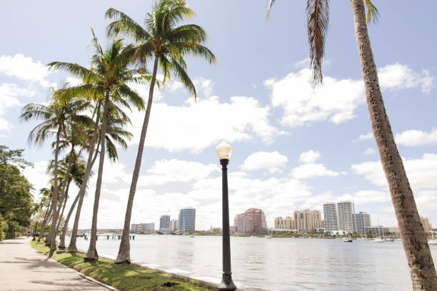 istock Palm Beach, FL Intercostal Waterway Viewed from Palm Beach Island 1373215377