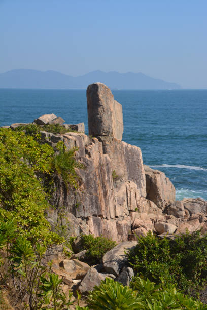 istock Balanced rock in Tap Mun (Grass island), Hong Kong 1373223132