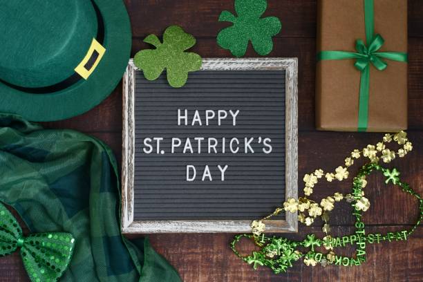 St Patrick’s Day Happy St Patrick’s Day background decorations st. patricks day photos stock pictures, royalty-free photos & images