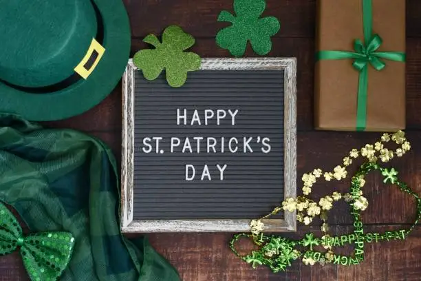 Happy St Patrick’s Day background decorations