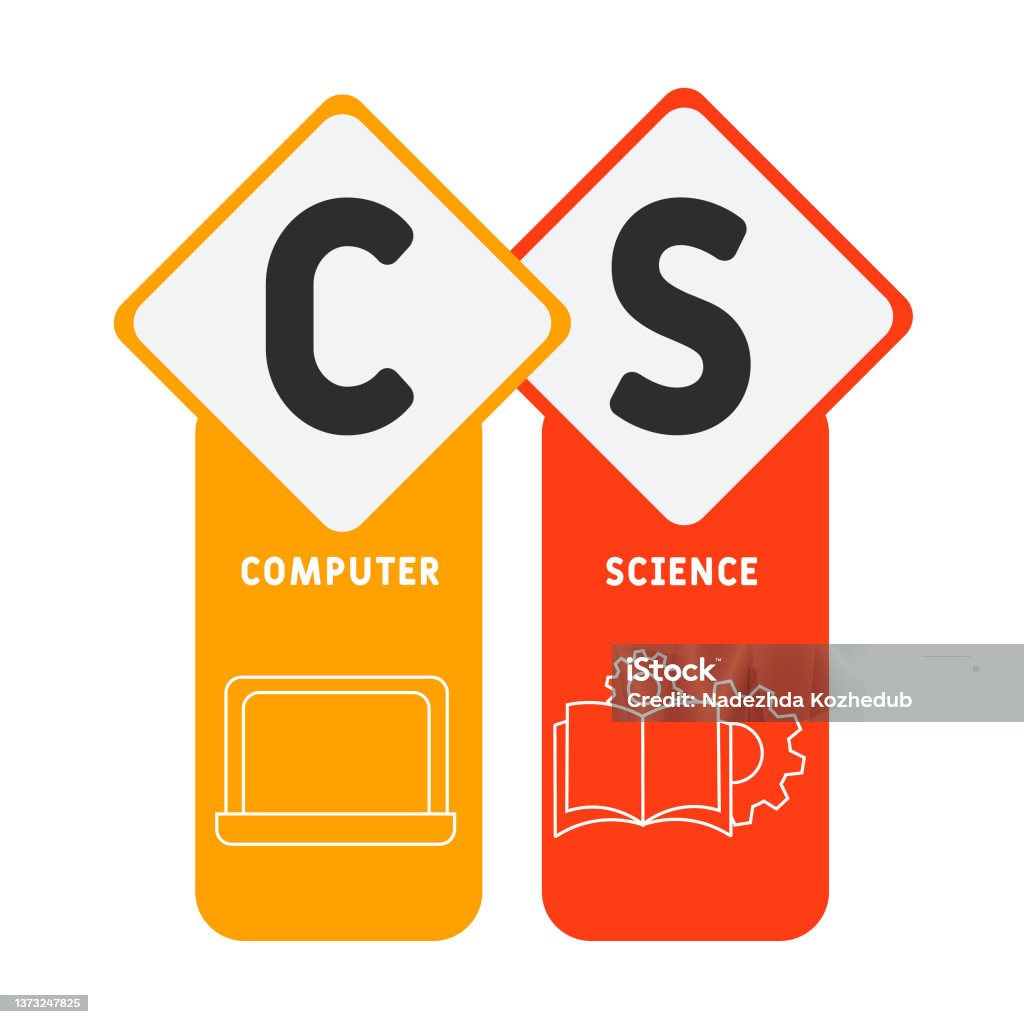 Cs Computer Science Shape Cs Computer Science Acronym Stock Illustration - Download Image Now ...