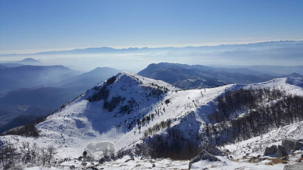 istock Beautiful frozen lake 1373248180