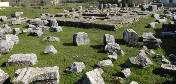 istock Athena temple in Tegea 1373249417
