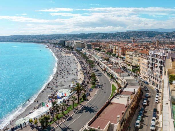 istock Coastline of Nice, France 1373249747